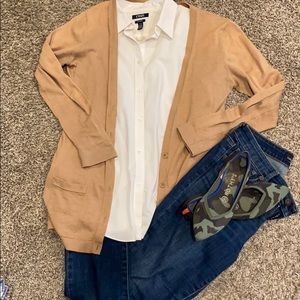 Chaps no-iron white button down